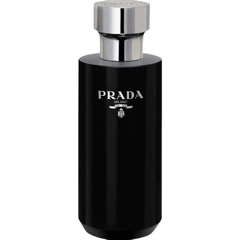 prada l'homme shower gel.